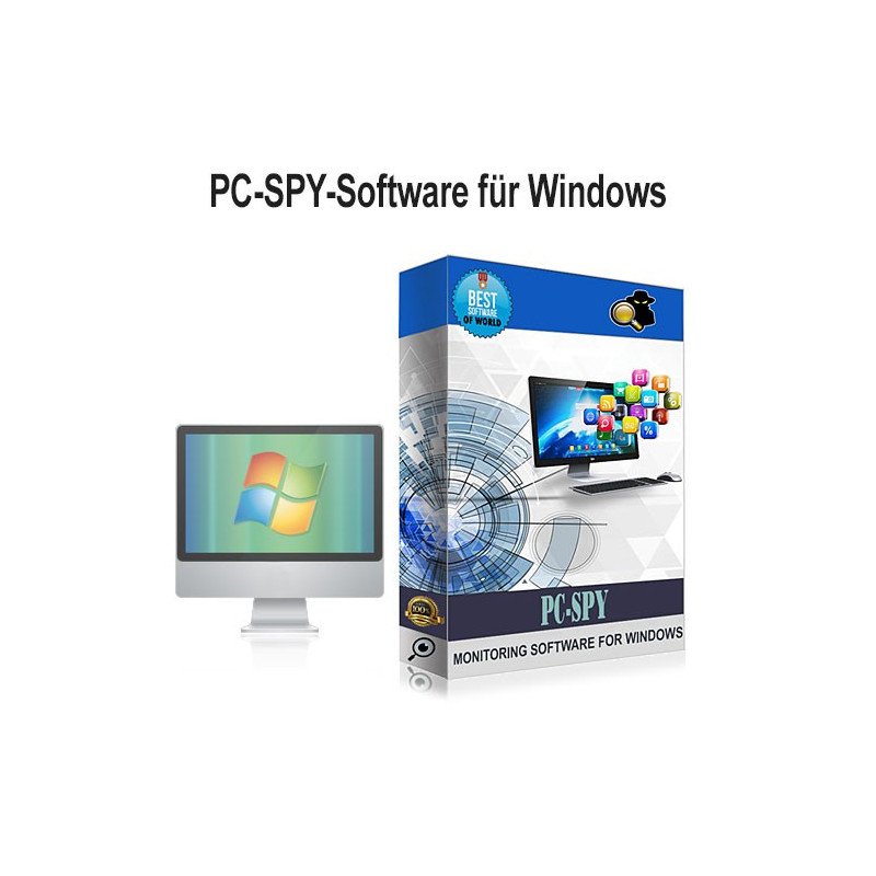 PC-SPY (Win) Comprehensive Computer Spy Software – PC Espionage – View 1