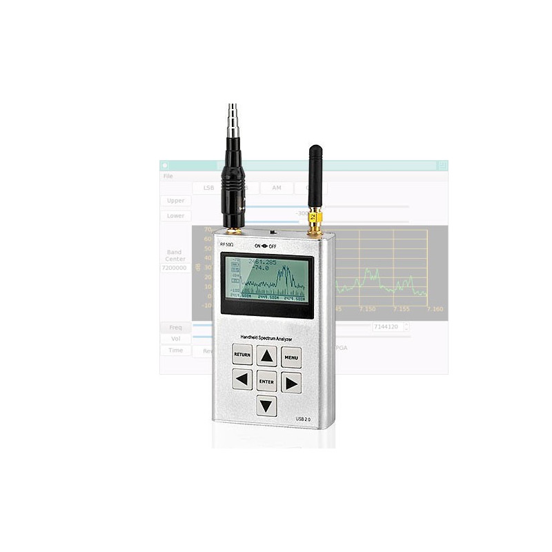 Professional Tracking Device 'HF SPECTRUM ANALYZER'" – Surveillance protection – View 1