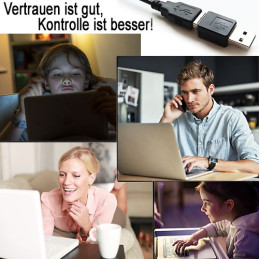 USB-Keylogger (Tastaturspion), 16 GB – PC Espionage – View 4