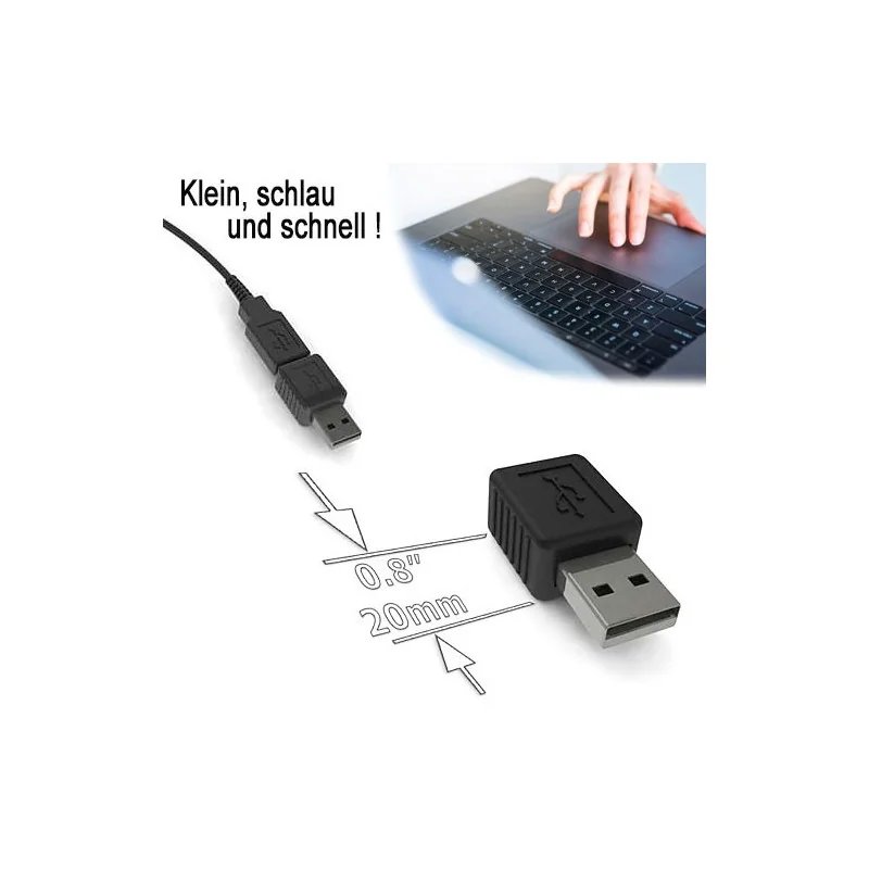Usb Keylloger Keylogger 16GB - Monitoring keystrokes without detection