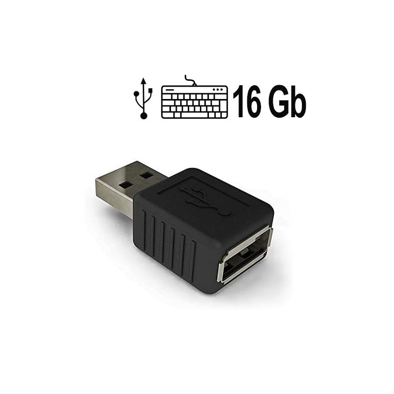 USB-Keylogger (Tastaturspion), 16 GB – PC Espionage – View 1