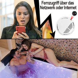 IP spy cam smoke detector, up to 128 GB – Wireless video surveillance – View 4