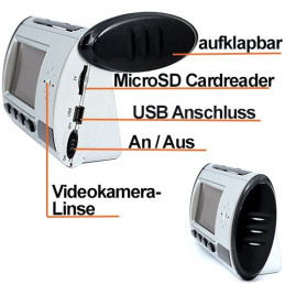 HD SpyCam im Wecker – Video surveillance – View 3