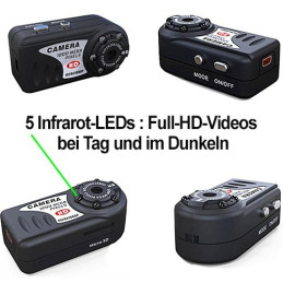 Full-HD Mini-SpyCam & IR-Nachtsicht – Spionage Kameras – Ansicht 3