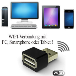 WiFi USB Keylogger Mini, 16 GB – PC Espionage – View 3